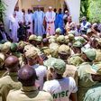 President Muhammadu Buhari received Corps members serving in Katsina State at his residence in Daura. [Vanguard]