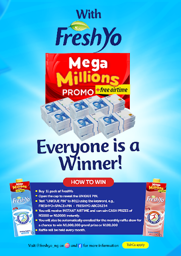 FreshYo to reward customers with Mega Millions Promo!