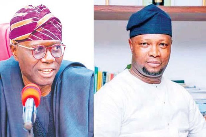 Governor Babajide Sanwo-Olu of Lagos State and his rival, Olajide Adediran better known as Jandor. (Independent)