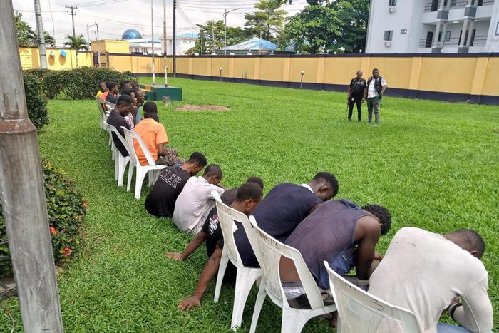 Police in Rivers State parade some suspected cultists on Monday, December 4, 2023 [Daily Trust]