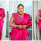 Toyin Abraham's outfit to the inauguration dinner [Kemi Filani]