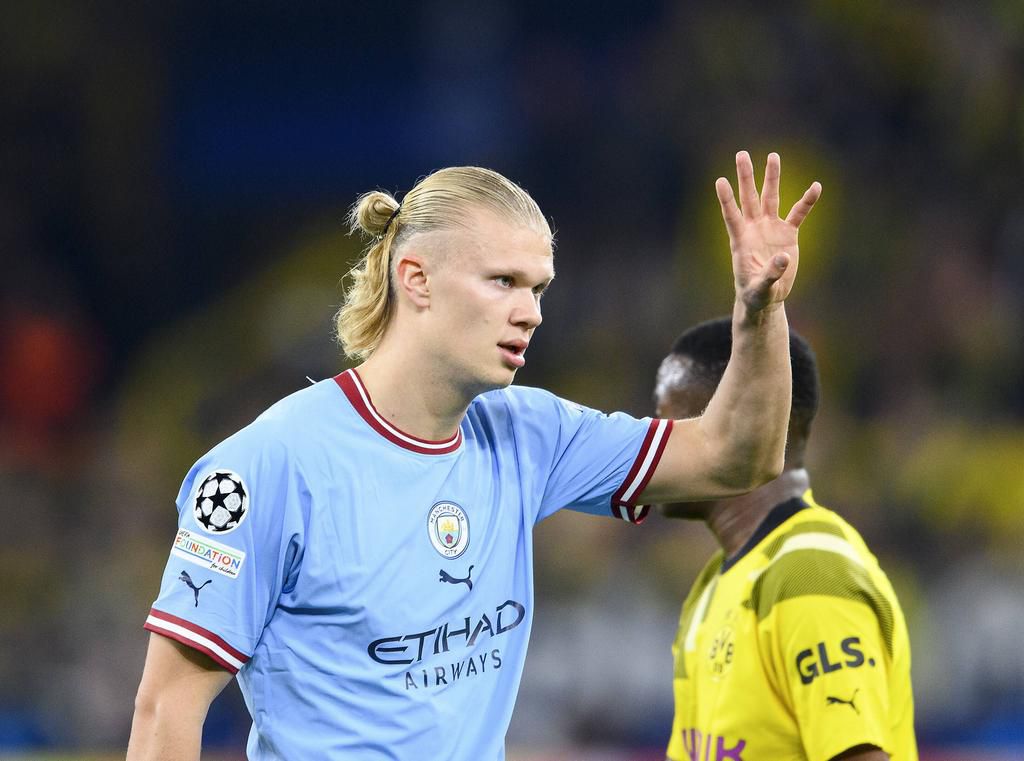 Erling Haaland has scored 23 goals in 17 games for Manchester City.