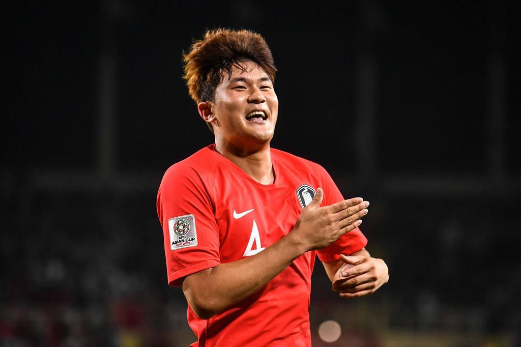 Kim Min-jae playing for Korea