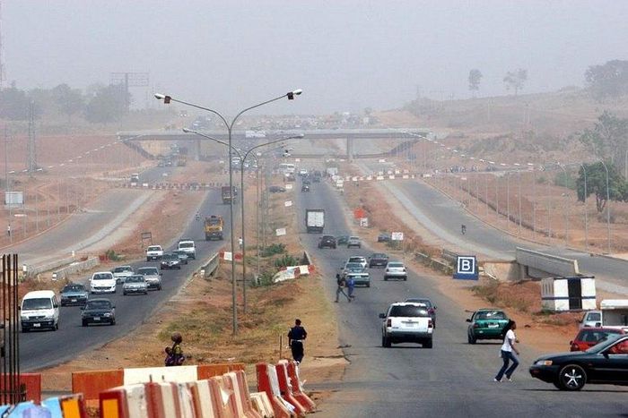 More policemen were deployed to maintain peace at Galadimawa roundabout which connects to the airport road in Abuja.