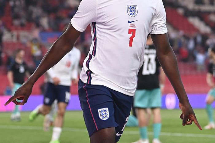 England star boy Bukayo Saka scpred two goals against Iran.