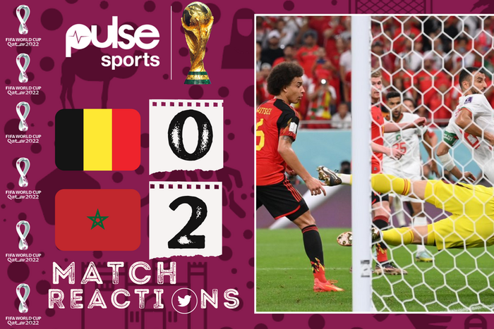 Social media reactions as Morocco stun Belgium in Qatar