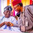 APC presidential candidate, Asiwaju Bola Tinubu and Kaduna State Governor, Nasiru El-Rufai. [Twitter:HassanBBest]
