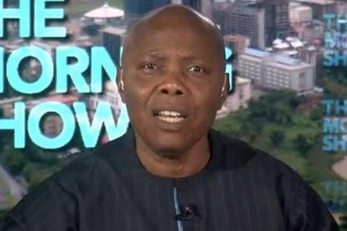 SelF-acclaimed Labour Party National Chairman, Callistus Uju Okafor. [AriseTV]