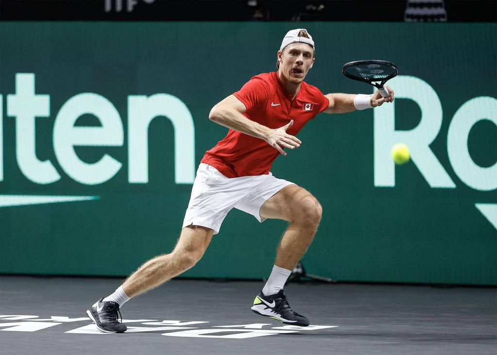 Denis Shapovalov in action