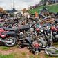 Impounded commercial motorcycles waiting to be crushed by a Join Task Force in Abuja.
