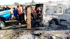8 people burnt to death in Lagos-Ibadan expressway accident  (Daily Nigerian)