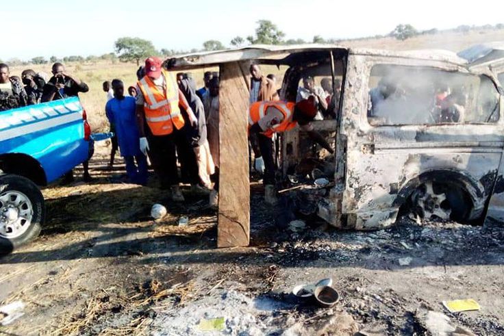8 people burnt to death in Lagos-Ibadan expressway accident  (Daily Nigerian)