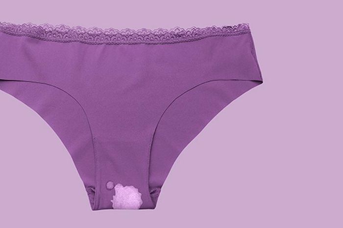 Discoloured underwear