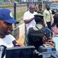 Jandor addresses the press on Thursday at the scene of the incident (ChannelsTV)