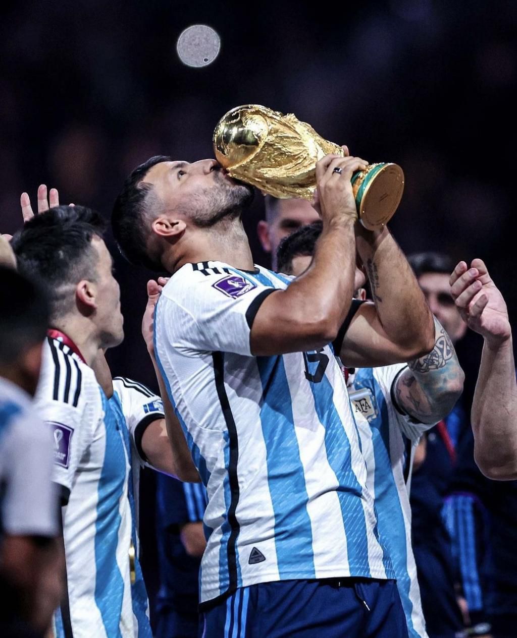 Aguero now retired is expected to fly home with Argentina to celebrate the World Cup triumph while Camavinga returns to Real Madrid to continue the season.