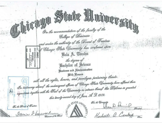 The certificate Tinubu submitted to INEC [TheCable]