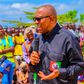 Peter Obi welcomed with cheers as he ride boat to visit Benue flood victims