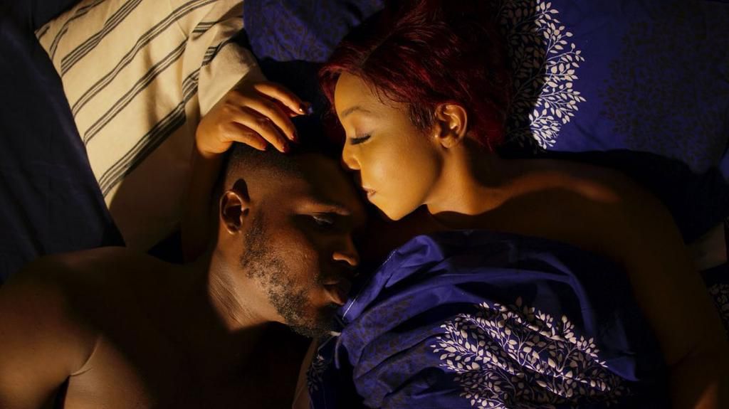 Nonso Bassey and Rita Dominic play love interests in 'La Femme Anjola' [Instagram/ @nonsobassey]