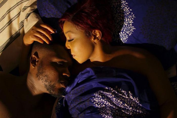 Nonso Bassey and Rita Dominic play love interests in 'La Femme Anjola' [Instagram/ @nonsobassey]
