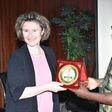 Lead Economist of the World Bank Youth Employment and Skills Development Team, Elena Glinskaya (left), Director General of the National Youth Service Corps, Brigadier General YD Ahmed (right) [The Guardian]
