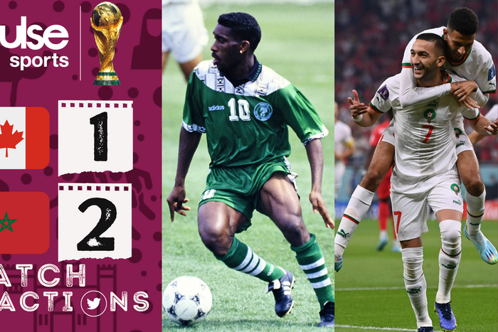 Reactions as Ziyech helps Morocco follow Super Eagles footsteps to secure top spot against Canada