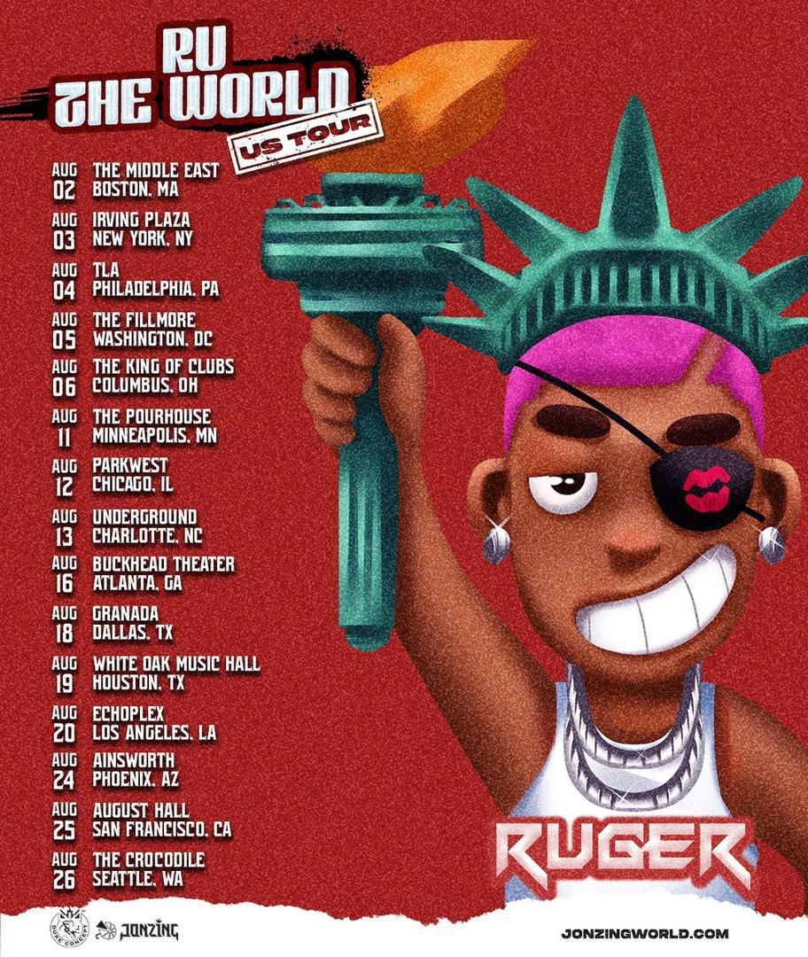 Ruger 2023 North America Tour dates