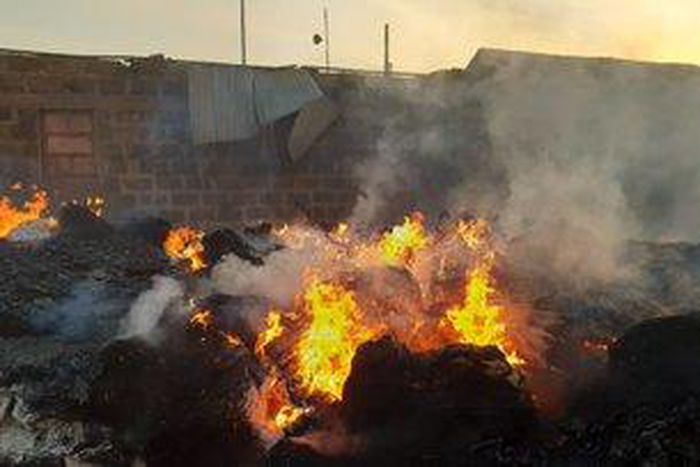 Traders at Marikiti market count losses after night fire