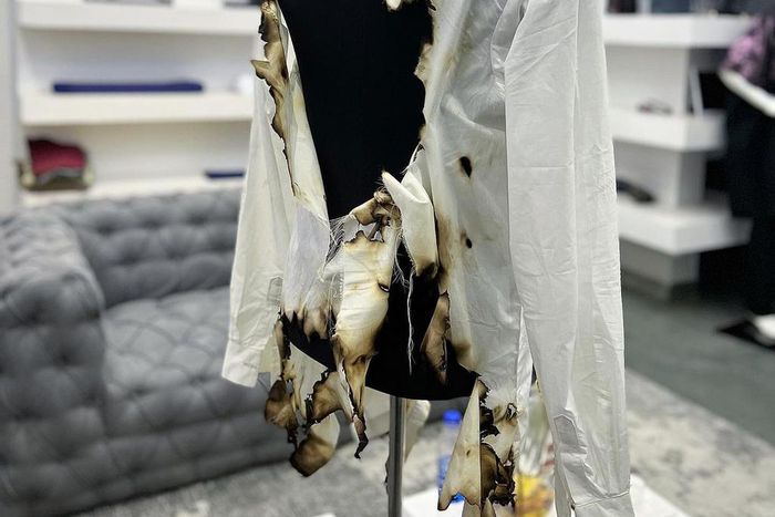 This burnt white shirt is $8900 {Instagram/Yomicasual}