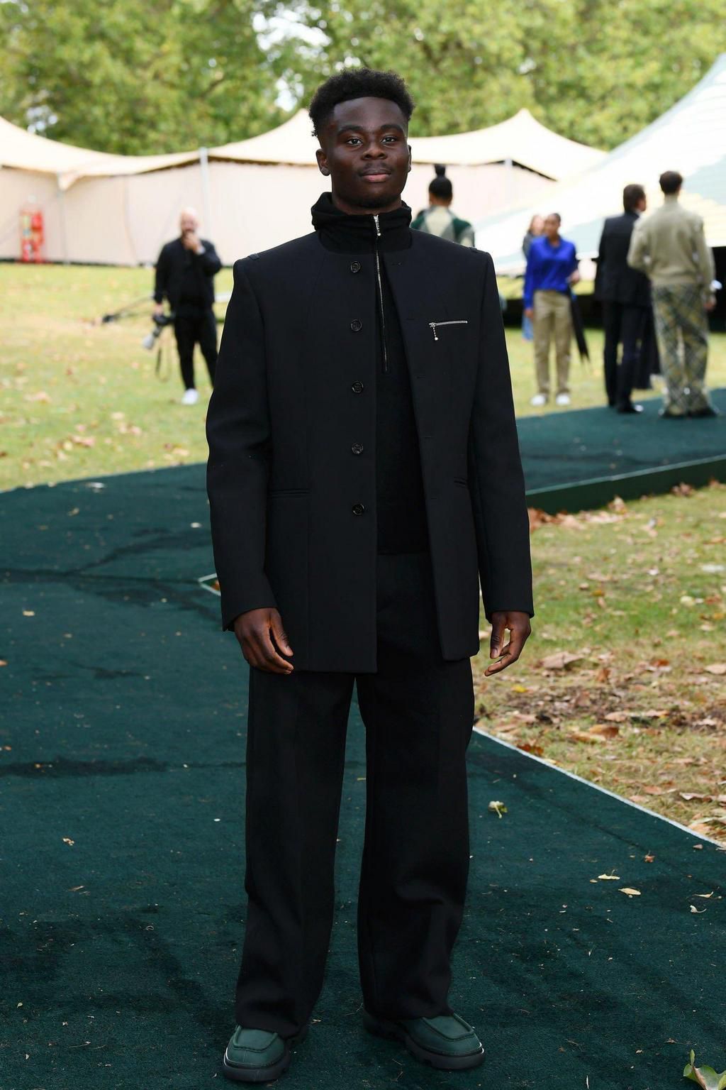 Bukayo Saka at Burberry SS 24 [gettyimages]