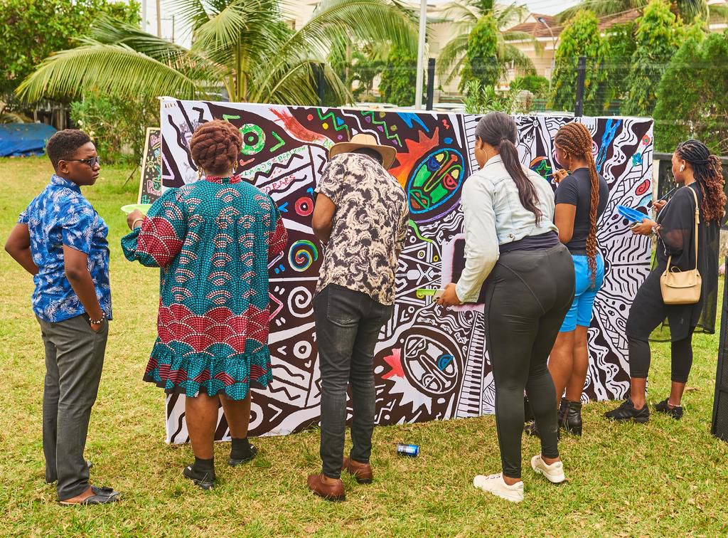 CANDO! Nigeria hosts its second Paint, Sip, and Plant event