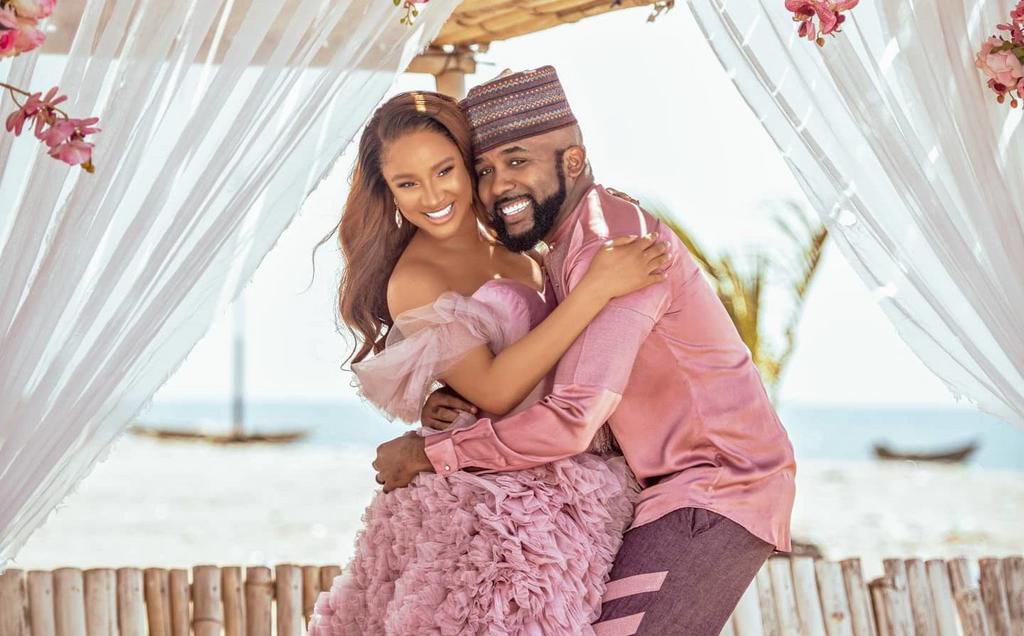 Adesua Etomi and Banky Wellington