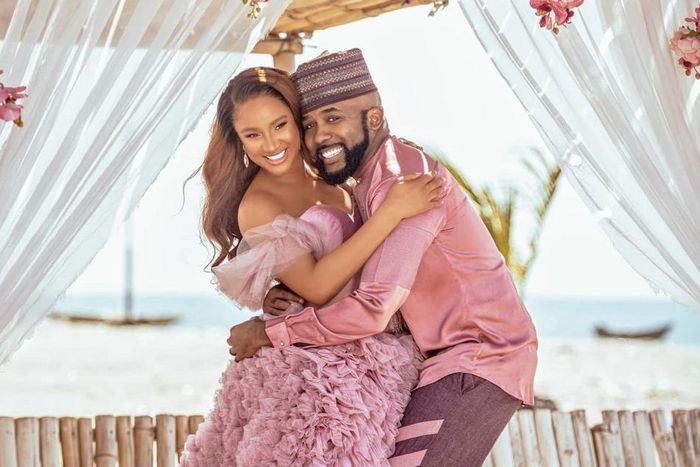 Adesua Etomi and Banky Wellington