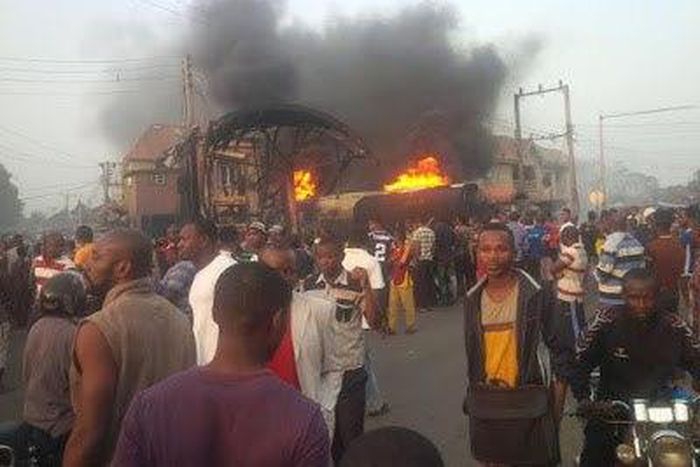 Fire engulfs two petrol stations, gutting them