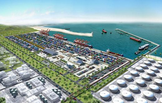 Lekki Deep Sea Port after construction in 2023.