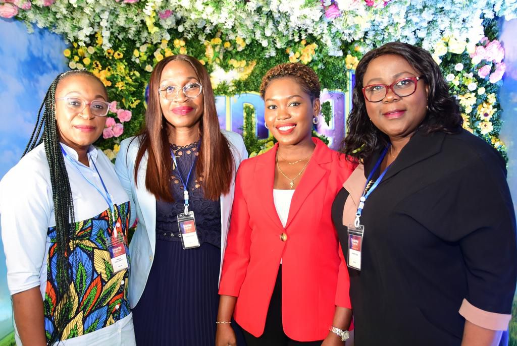 L-R: HR Business Partner – Customer Development, Unilever, Ghana/Nigeria, Maureen Ayodeji-Akinpelu; Director, Corporate Affairs and Sustainable Business, Unilever, West Africa, Soromidayo George; Quality Manager, Unilever, Ghana/Nigeria, Temilade Abass...
