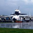 The An-225 with the Buran orbiter on its back at the Paris Air Show in 1989.aviation-images.com/Universal Images Group via Getty Images