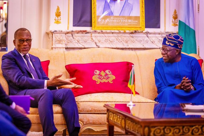 President of Benin Republic, Patrice Talon visits President Bola Ahmed Tinubu in Paris. [Presidency]