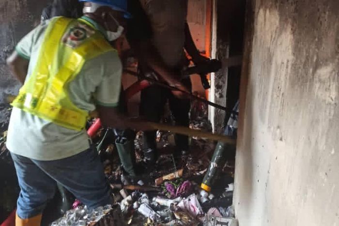 Firefighters rescue 7 from collapsed wall in Kano.