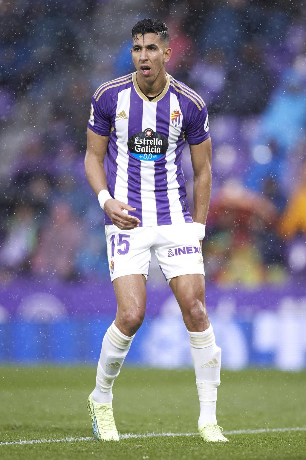 Jawad El Yarmiq plaing for Real Valladolid in La Liga