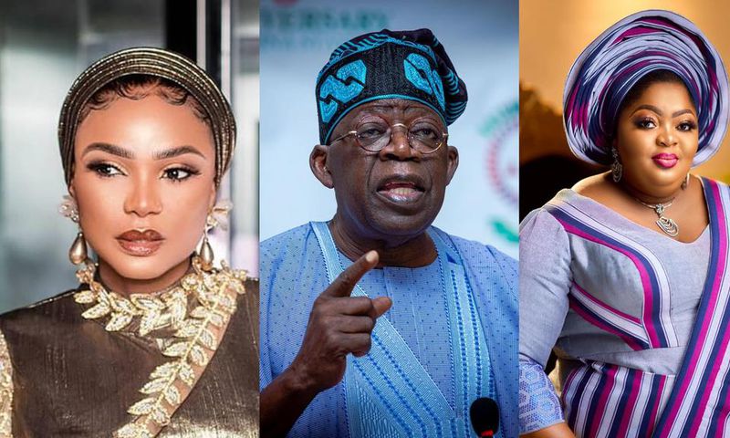 See how celebrities are reacting to Bola Tinubu's presidential election victory