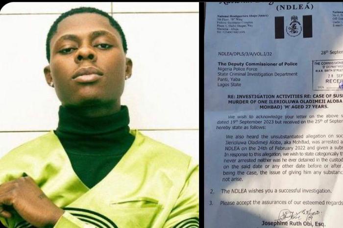 We responded to police inquiry over Mohbad's arrest, NDLEA counters Lagos CP