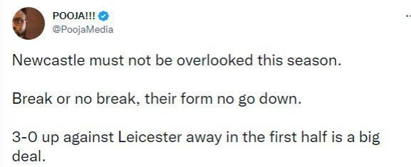 Social Media Reactions/ Leicester vs Newcastle