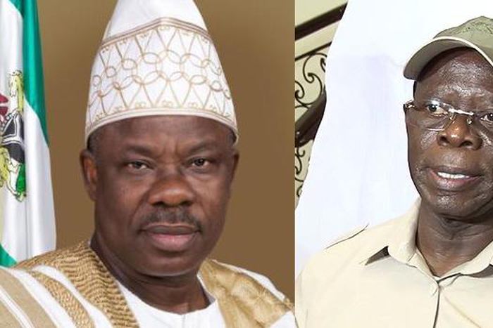 APC's best bet was to discard you - Amosun slams Oshiomhole over gang-up claim. [Channels Television]
