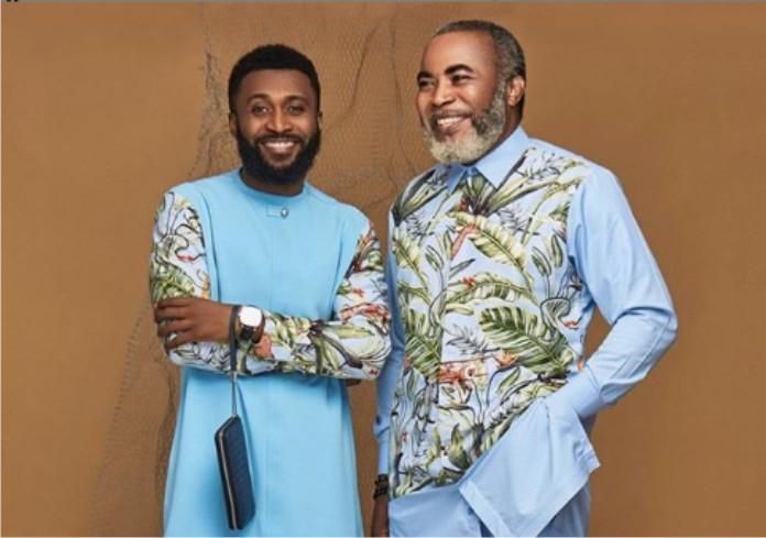 Lionel Orji and his famous parent; Zack-Orji (Credit: GH Gossip)