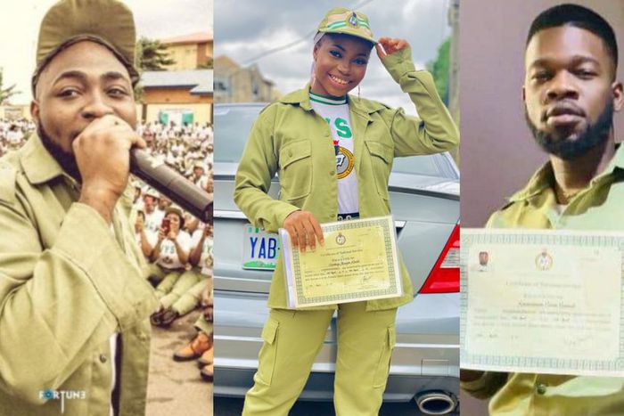 These Nigerian celebrities who went for NYSC