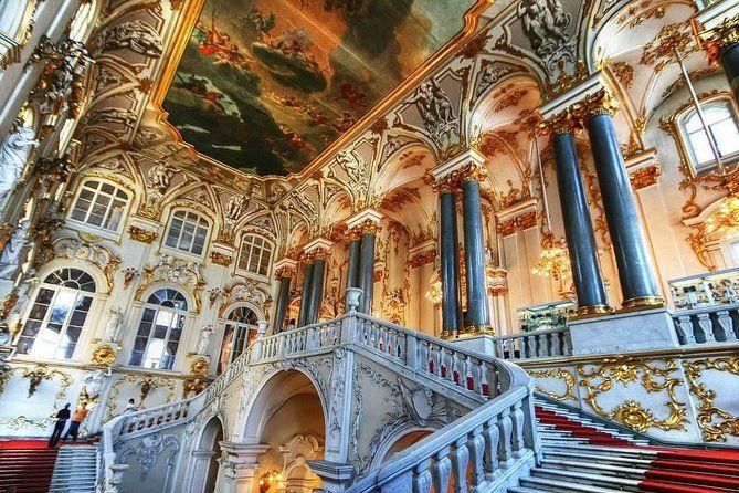 Inside the State Hermitage Museum in St Pteresburg [Pinterest]