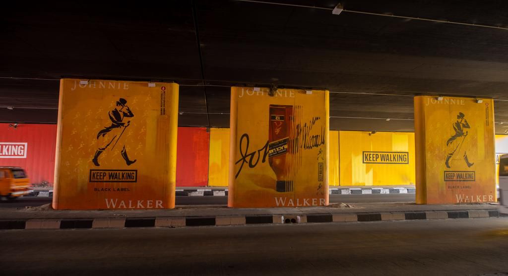 Johnnie Walker encourages Nigerians to keep walking with Maryland's Independence Tunnel revamp.
