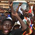 Supporters of Niger’s National Council for the Safeguard of the Homeland (CNSP) demonstrate in Niamey on August 6, 2023 [Photo by AFP]