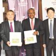 Chairman, Sinoma International Engineering (Nanjing) Co. Ltd., Liu Renyue; President/CE, Dangote Industries Limited, Aliko Dangote; Group Executive Director, Strategy, Capital Projects & Portfolio Development, Dangote Industries Limited, Devakumar Edwi...