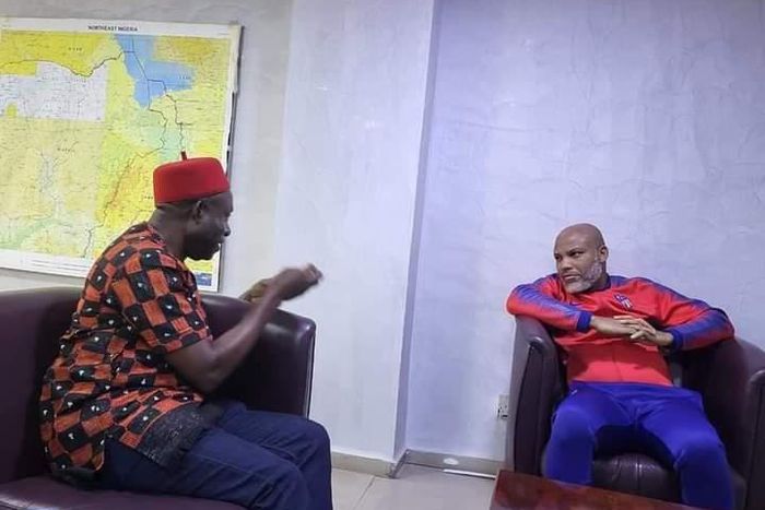 Governor Chukwuma Soludo of Anambra state visited Mazi Nnamdi Kanu, the detained leader of the Indigenous People of Biafra (IPOB). [Twitter:Punch]